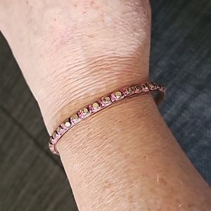 Copper and Burgundy Thread Bracelet 💎